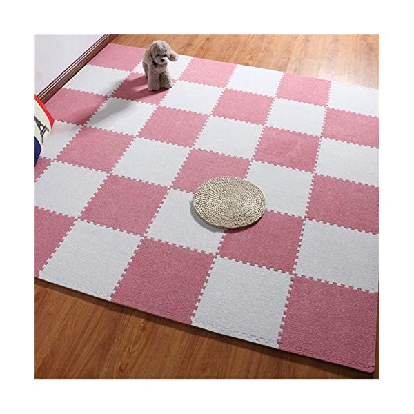 TONGQU Tapis De Jeu en Mousse pour Enfants, Tapis en Peluche en Mousse EVA avec Bords - Parfait pour La Protection du Sol, Le