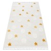 Tapis pour Enfants YOYO GD50 Ours en Peluche, structurelles, sensorielles, Franges, Gris/Blanc 160x220 cm