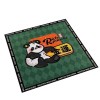 Tapis jeu Mahjong Tapis De Table De Mahjong Carré Court En Peluche, Couverture De Table De Jeu De Cartes Imprimée Panda De De