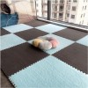 CcXrc Lot de 10 tapis de sol en mousse puzzle en peluche, dalles de moquette emboîtables, tapis de sol emboîtable en mousse é