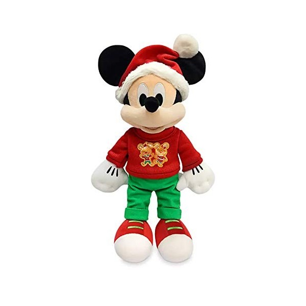 Disney Store Exclusive 2020 Mickey and Minnie Mouse Holiday Plush Toys Set, Medium 17"