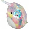 SQUISHMALLOW KellyToys – 20 cm – Navina The Pink Rainbow Tie Dye Narval – Jouet en peluche super doux pour cadeau danniversa