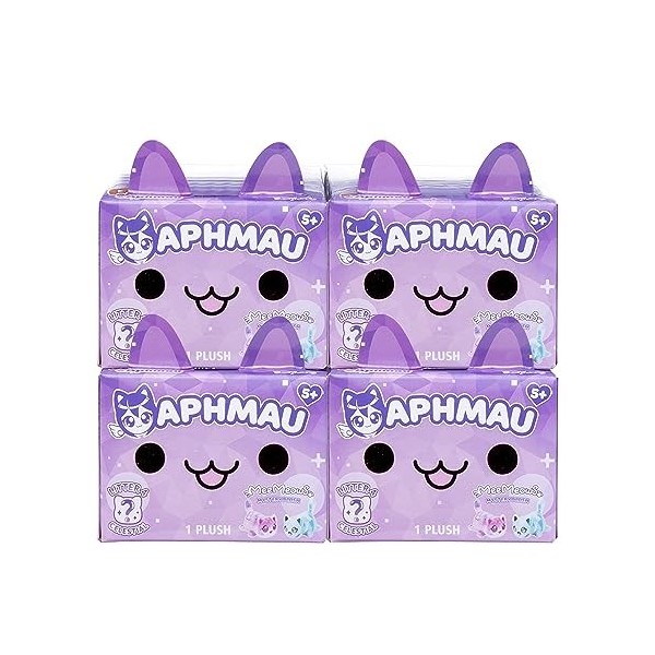 Aphmau Lot de 4 peluches mystères - Série 4 - Les styles varient