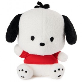 GUND Sanrio Pochacco Peluche pour chiot à partir de 1 an Blanc/rouge 15,2 cm