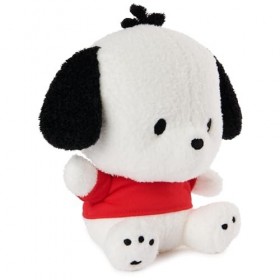 GUND Sanrio Pochacco Peluche pour chiot à partir de 1 an Blanc/rouge 15,2 cm