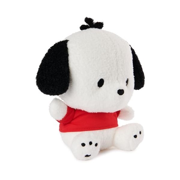 GUND Sanrio Pochacco Peluche pour chiot à partir de 1 an Blanc/rouge 15,2 cm