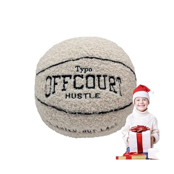 Fenhua Coussins De Sport en Forme De Ballon De Football, De Baseball, De Basket-Ball en Peluche Douce pour Décoration De Cham