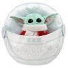 Star Wars Grogu Holiday Plush in Hover Pram – The Mandalorian – 13 Inches