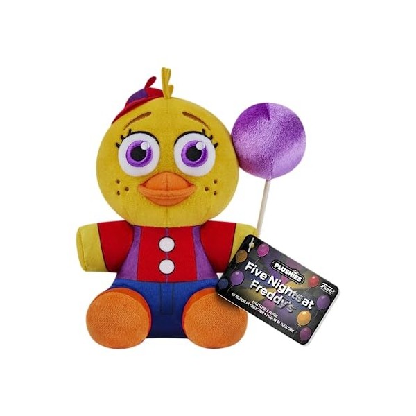 Funko Plush: Five Nights at Freddys FNAF SB - Balloon Chica The Chicken - CL 7" - Peluche à Collectionner - Idée de Cadea