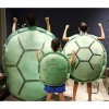 Wearable Turtle Shell Oreiller Adulte Enfants Cosplay Accessoires Amovible Surdimensionné Poupée en Peluche Coussin en Peluch