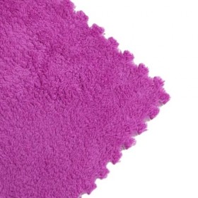 Tapis De Sol en Mousse en Peluche Puzzle 50 Pièces, Carreaux De Moquette Carrés Imbriqués Doux, Tapis, Carrelage De Sol, Cham