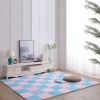 Tapis De Sol en Mousse Puzzle en Peluche, 48 Dalles De Tapis Emboîtables, Tapis De Puzzle pour Sol, Carrés De Tapis, 30x30x1 