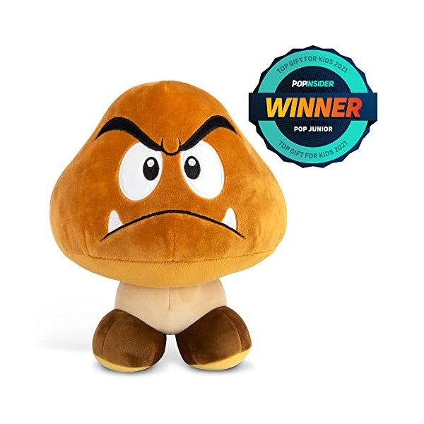 Club Mocchi Mocchi TOMY Nintendo Mario Kart - Peluche Goomba 30 cm T12990, Peluche Nintendo Super Mario, Grosse Peluche pour 