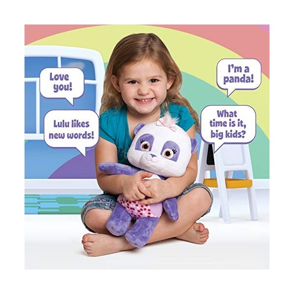 Snap Toys Peluche parlante Baby Lulu de 30,5 cm – Appuyez sur le ventre de Lulu pour entendre les phrases de la série origina