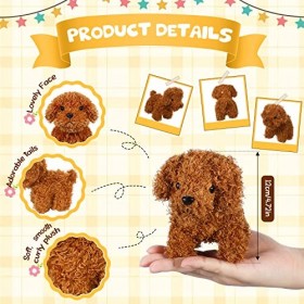 Lot de 30 mini chiens en peluche en vrac doux et moelleux pour enfants, bébés, filles, garçons, cadeaux danniversaire