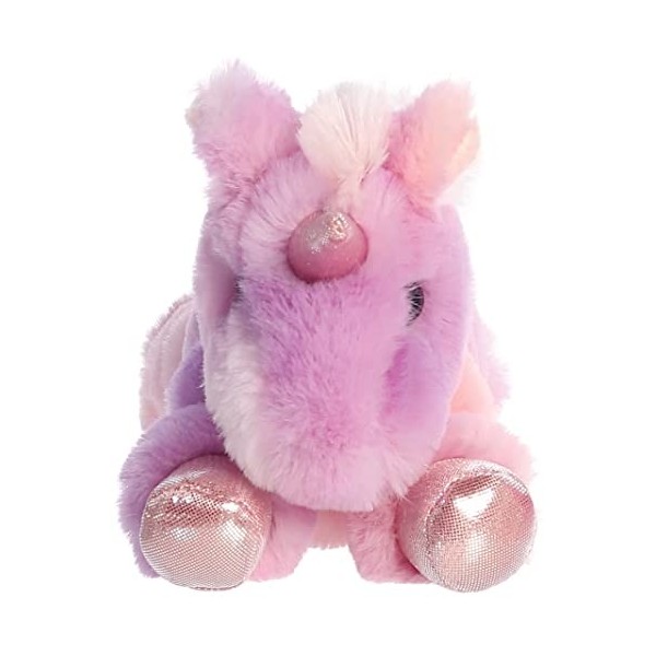 Aurora® Adorable Mini Flopsie™ Licorne en peluche – Facilité ludique – Compagnons intemporels – Arc-en-ciel 20,3 cm