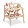 Melissa & Doug Etabli Luxe en Bois Garni 61 pièces, Jouets en bois, Jouet de développement et apprentissage, Jouet créatif en