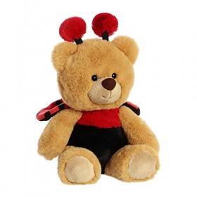 Aurora - Easter - 10" Ladybug Bear Wanna Be - Brown