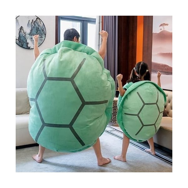 Oreiller portable en forme de carapace de tortue, poupée en carapace de  tortue, oreiller portable en carapace de tortue, coussin en peluche en  forme