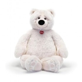 Trudi Ours Joel Ivoire Cadeau en Peluche pour Noël, Ours Polaire en Peluche | 45x80x30cm Taille XXL | Teddy Bears, Ours Class