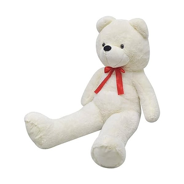 Toshilian Peluche Géante, Jouet danimaux en Peluche Jouet Enfant Ours en Peluche Blanc 242 cm