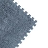 Tapis De Sol en Mousse Peluche 50 Pièces, Carreaux De Moquette Carrés Imbriqués, Tapis De Puzzle, Carrelage De Sol, Chambre à