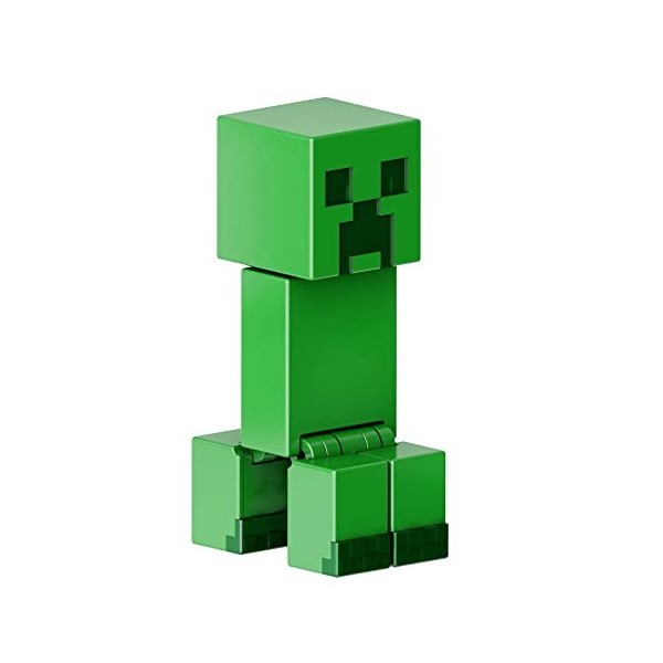 Mattel Minecraft Minecraft Figurine Steve 8Cm Avec Accessoire Et Élément De Portail, À Collectionner, Jouet Enfant, Dès 6 A