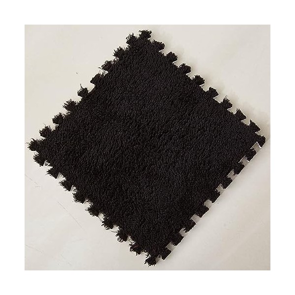 Dalles De Tapis Emboîtables en Peluche Douce, Tapis De Puzzle De Sol, Protection du Sol, Décoration De La Maison, Tapis De Je