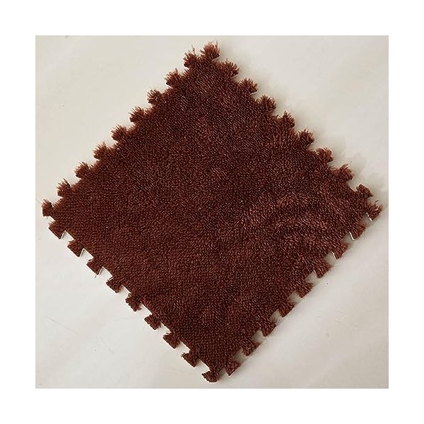 Dalles De Tapis Emboîtables en Peluche Douce, Tapis De Puzzle De Sol, Protection du Sol, Décoration De La Maison, Tapis De Je