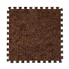 48 Pièces 0.39 Pouces Dépaisseur Fine Peluche 12X12 Pouces Brillant Imbriqué Tapis Mousse Carrelage Tapis Zone Tapis Salon T