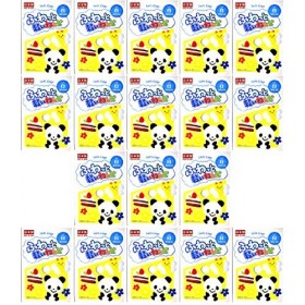 Yachiyo DAISO Lot de 18 paquets de peluches en argile douce Blanc