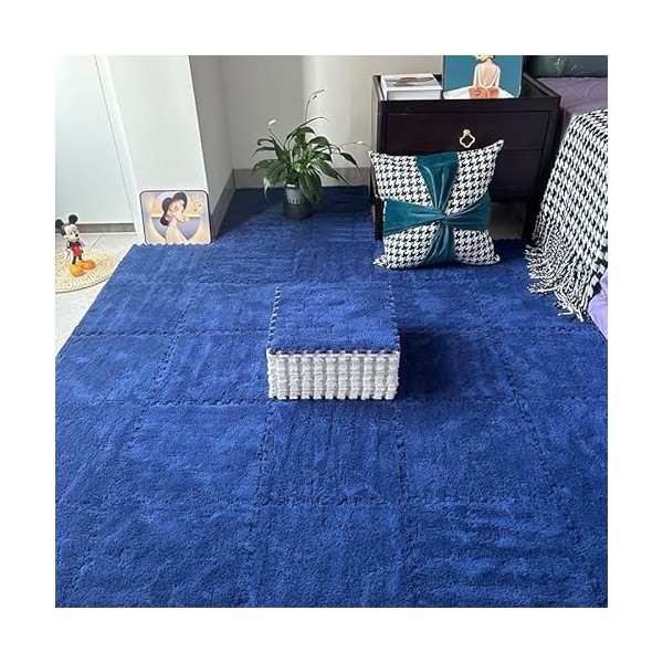 50Pcs 12x12x0.4in Tapis De Sol en Mousse en Peluche épaissie,Tapis De descalade Doux Antidérapants,Tapis De Puzzle dexercic