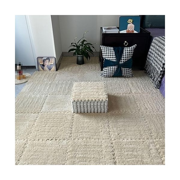 50Pcs 12x12x0.4in Tapis De Sol en Mousse en Peluche épaissie,Tapis De descalade Doux Antidérapants,Tapis De Puzzle dexercic