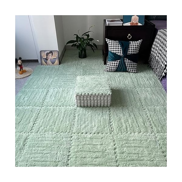 50Pcs 12x12x0.4in Tapis De Sol en Mousse en Peluche épaissie,Tapis De descalade Doux Antidérapants,Tapis De Puzzle dexercic