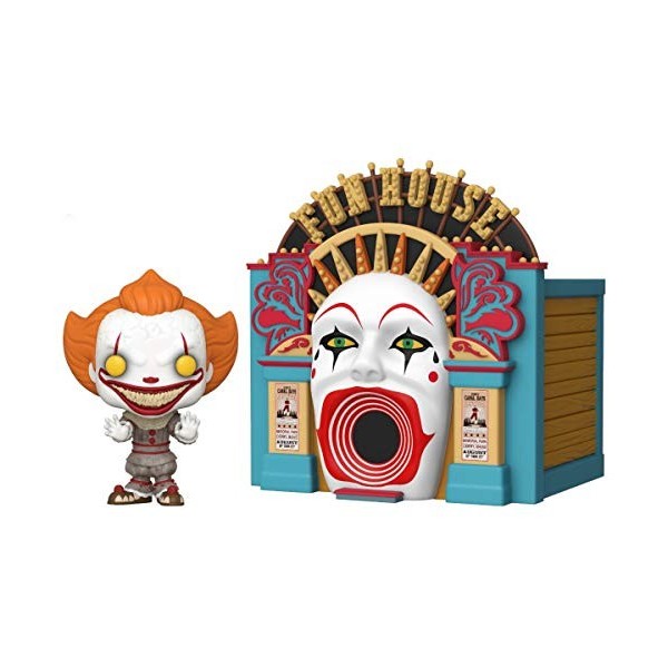 Funko Pop! Town: IT 2-Demonic Pennywise with Funhouse IT Chapter 2 Balloon 15 Collectible Toy - IT Chapter Two - Figurine en 