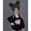 Exquis Poupée BJD 1/6 Style Sportif Fille SD Doll 34cm 13,4in Ball Jointed Doll avec Full Set Vêtements Chaussures Chaussette