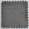 SYkbb Carreaux de Sol en Peluche Puzzle avec Bords, Tapis de Jeu en Mousse EVA 50 pièces, Dalles de Moquette emboîtables, Tap