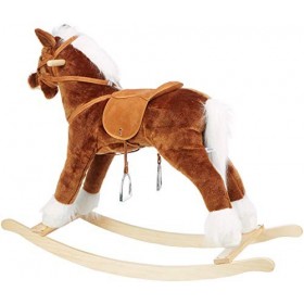 Heunec Classique 727571&nbsp;Grand Cheval à Bascule avec Effets sonores