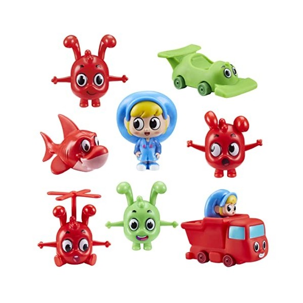 Character Options Mega Morphle Figure & Vehicle Pack, Preschool Scaled Figures, Push Along Moulded Mini Vehicles, Imaginative