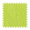 Tapis De Sol En Mousse De Peluche Carrée De 12 Pouces, 0,23-0,39 Pouce Dépaisseur, Dalles De Moquette à Emboîtement Polyvale