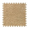 Tapis De Sol En Mousse De Peluche Carrée De 12 Pouces, 0,23-0,39 Pouce Dépaisseur, Dalles De Moquette à Emboîtement Polyvale