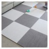 WJDY Tapis de Sol en Mousse de Puzzle Peluche Solide et Durable Tapis de Protection de Sol 60X60cm Isolation Phonique et Abso