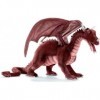 Hansa - Peluche Dragon Rouge 38cmH/70cmL