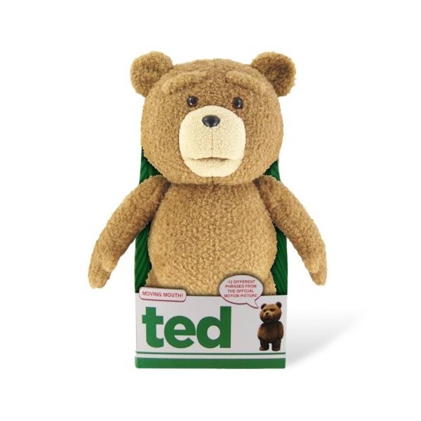 Ours Ted Parlant Du Film De Seth MacFarlane Officiel - 41cm avec bouche amovible