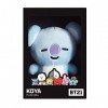 Aurora BT21 Cookie,Chimmy Produits Officiels signés World, Peluche KOYA, Moyen modèle, 61320, Bleu