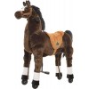 animal riding Snowy ARP011S Cheval déquitation pour Enfants à partir de 3 Ans Hauteur de Selle 56 cm avec roulettes Blanc Ta