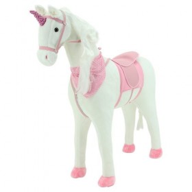 Sweety Toys 10387 Cheval Debout Peluche 110 cm
