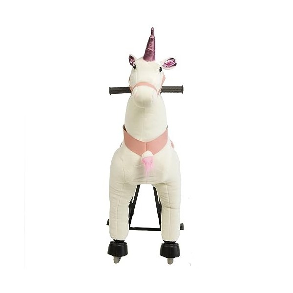 Galoppo Licorne roulante pour Enfants à partir de 3 Ans en Tailles médium Jusqu’à XXL est Un Cheval de Selle pour Faire du Ch