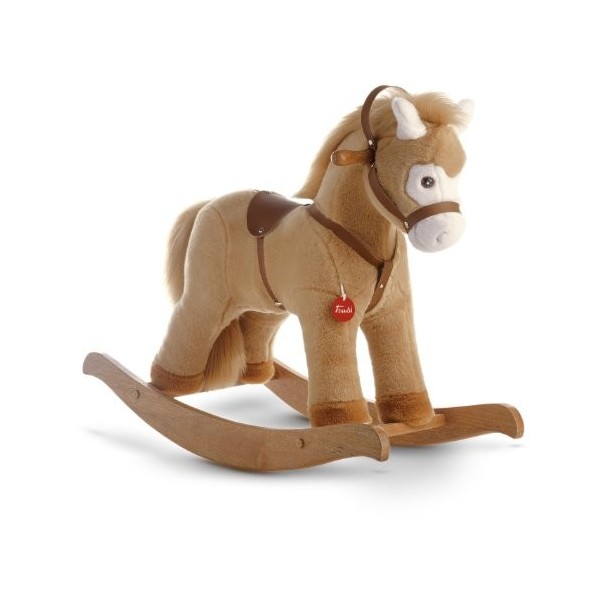 Trudi 29703 8006529297039 Animals Rocking Horse Beige Jumbo, Multicoloured