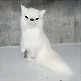 WORUETE Simulation Faux Peluche Toy - Fox de la Vie Debout réaliste - pour la décoration de la Maison Décoration Ornements Ph